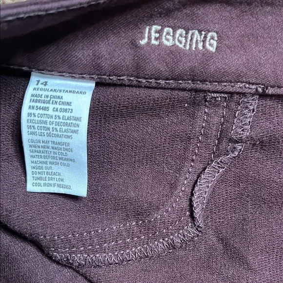 American Eagle Outfitters Deep Purple Pants - Picture 4 of 6